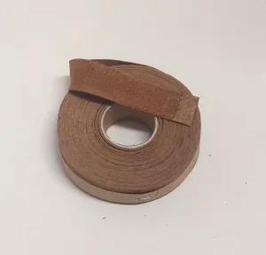 1" Flat Tobacco #2 Split Pig Binding (10 yds) 1000NP4 - edge binding; trim tape brown; nut; hazelnut