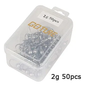 20/50pcs Lead jig Head Fishing Hook 1g-20g Hooks for Soft Lures Carbon Steel