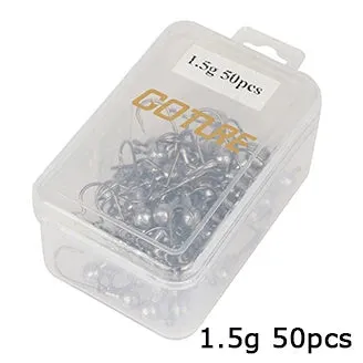 20/50pcs Lead jig Head Fishing Hook 1g-20g Hooks for Soft Lures Carbon Steel