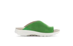 '46.812.34' women's rolling slide sandal - green
