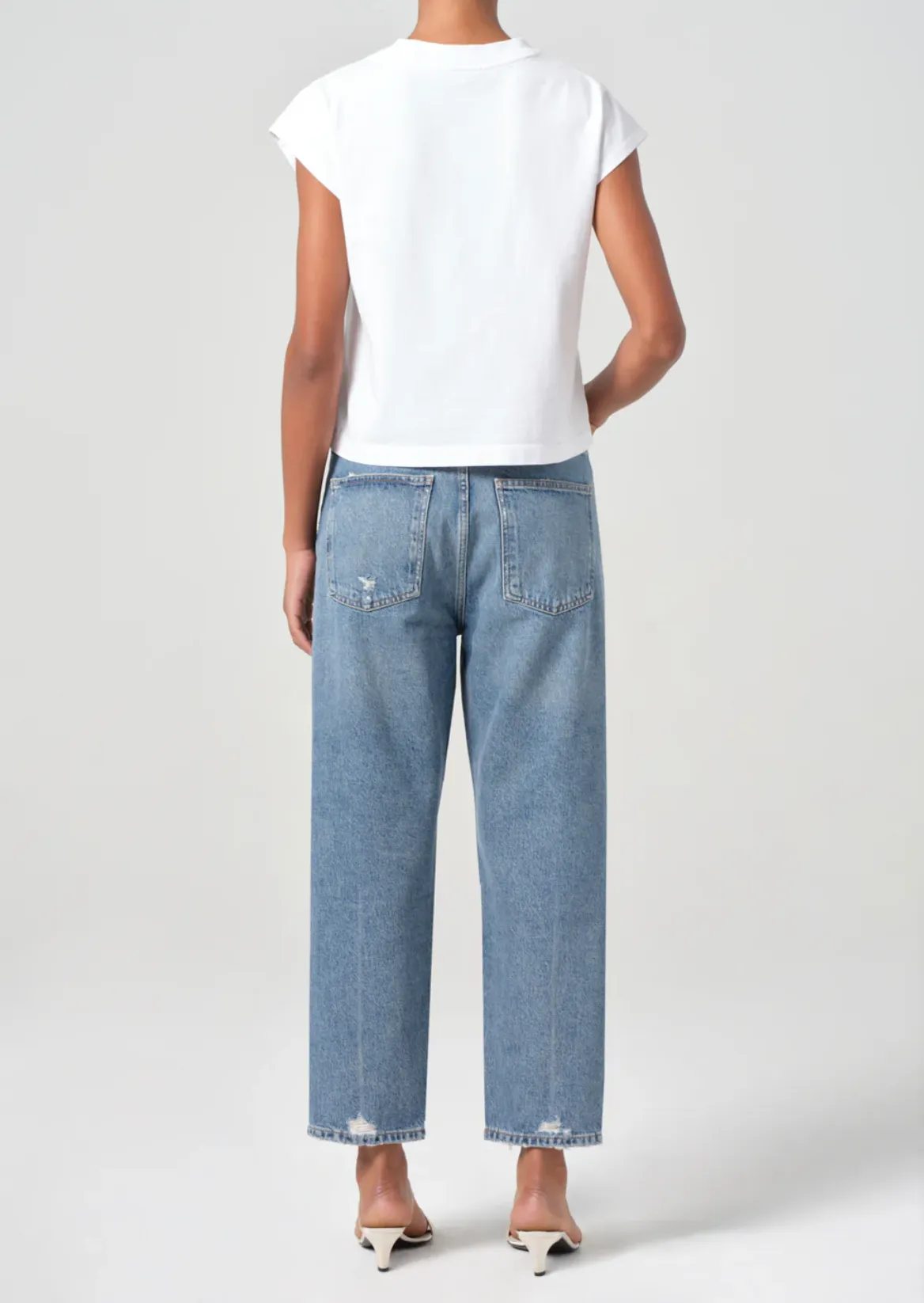 Agolde 90's Crop Mid Rise Loose Straight - Hooked