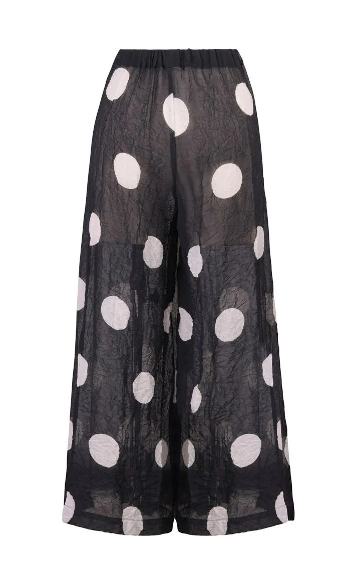 Alembika Chiffon Dot Palazzo Pant
