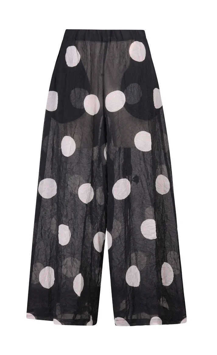 Alembika Chiffon Dot Palazzo Pant