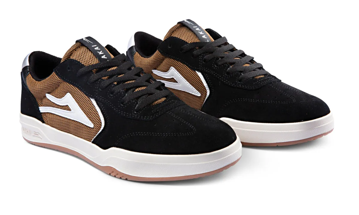 Atlantic - Black/Walnut Suede