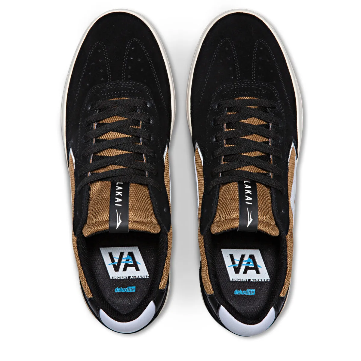 Atlantic - Black/Walnut Suede