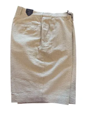 Ballin Drummond Seersucker Shorts: Tan