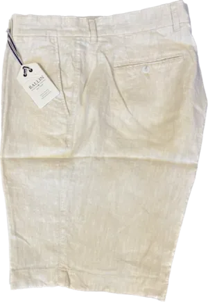 Ballin Linen Chambray Twill Drummond Short: Cream