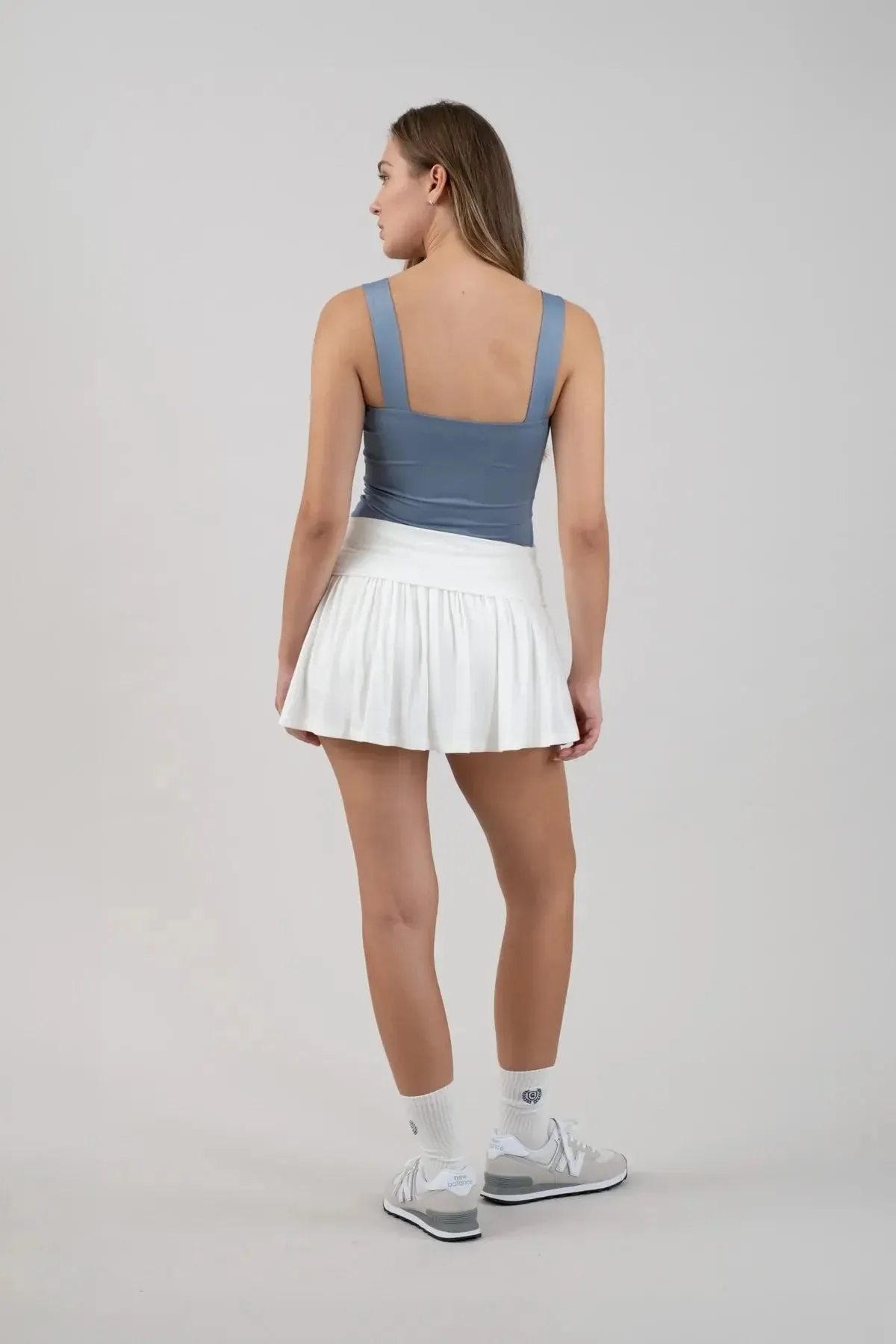 Blu Pepper Feeling Cutesy Skort – Ruffled Mini Skirt with Built-In Shorts