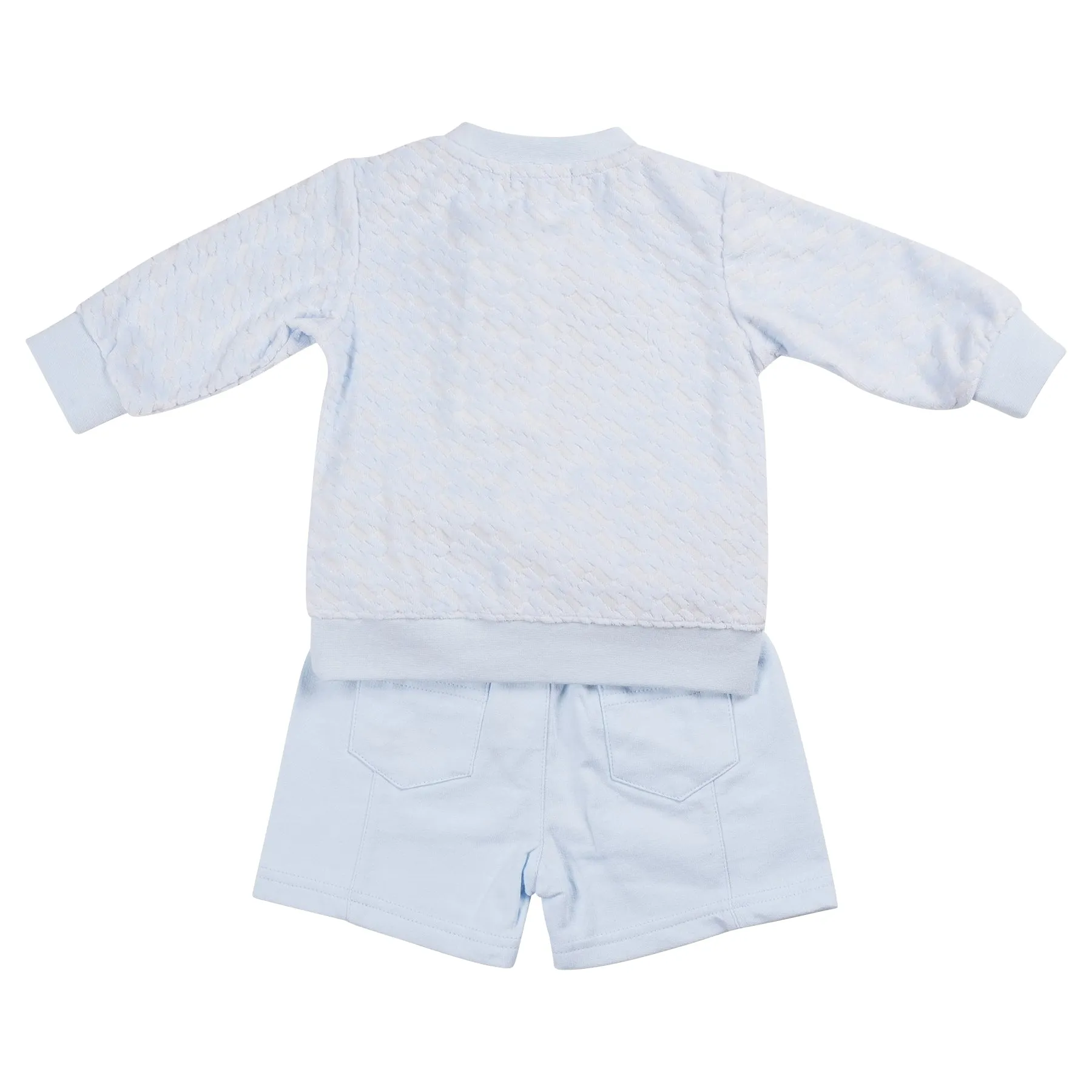 Blue Velour Sweatshirt & Short