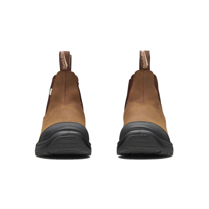 Blundstone 169 - Work & Safety Boot Rubber Toe Cap - Saddle Brown