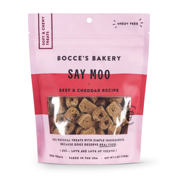 Bocce's Bakery Say Moo Soft & Chewy Dog Treats