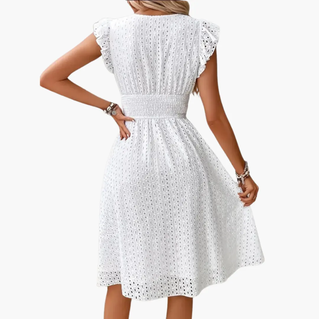 Boho Sleeveless Midi Dress for Women