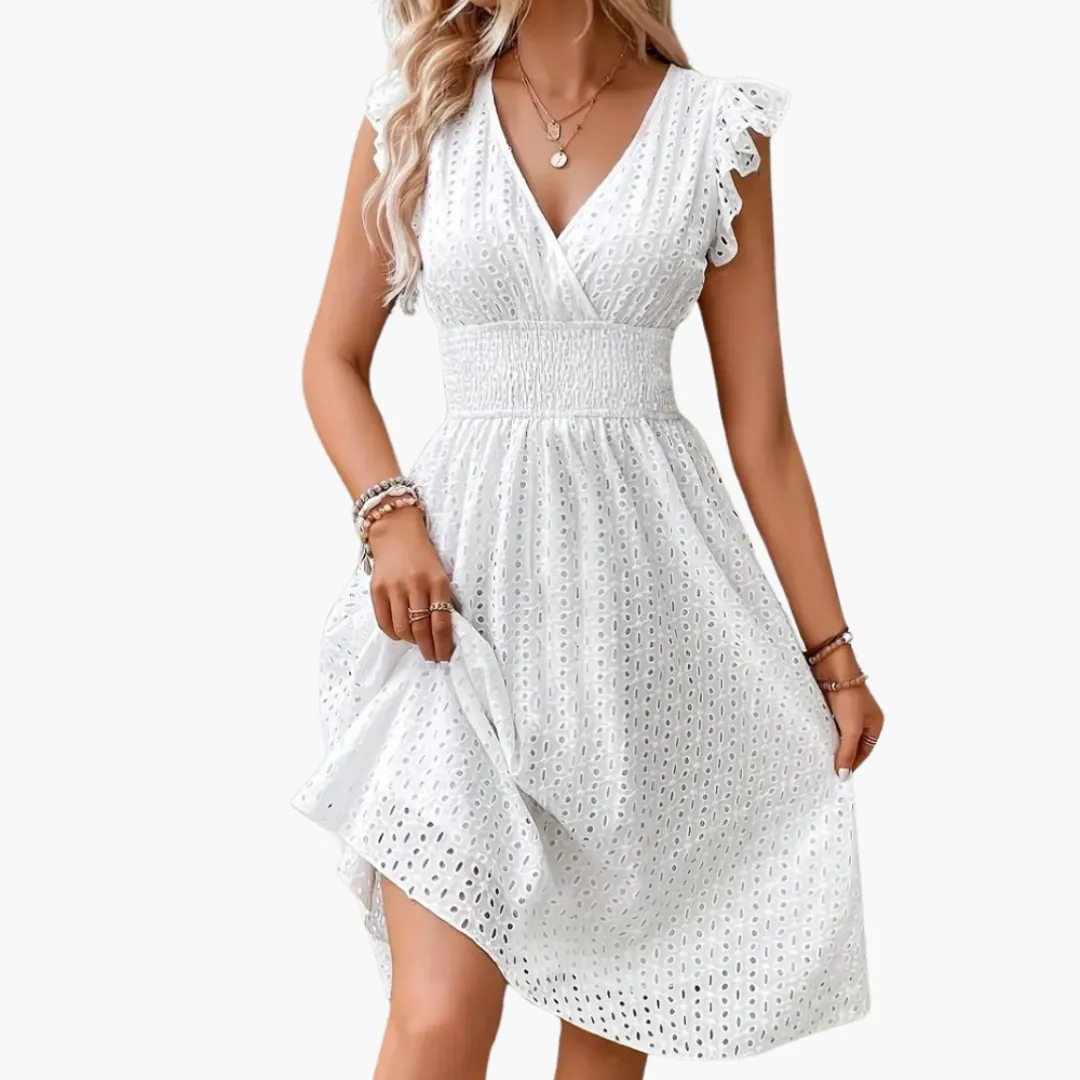 Boho Sleeveless Midi Dress for Women