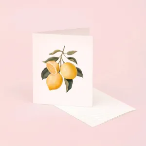 Botanical Scented Card - Lemon