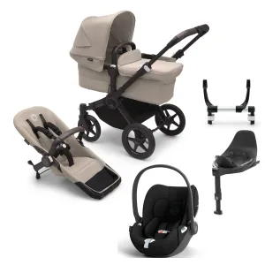 Bugaboo Donkey 5 Mono Cloud T Travel System - Desert Taupe