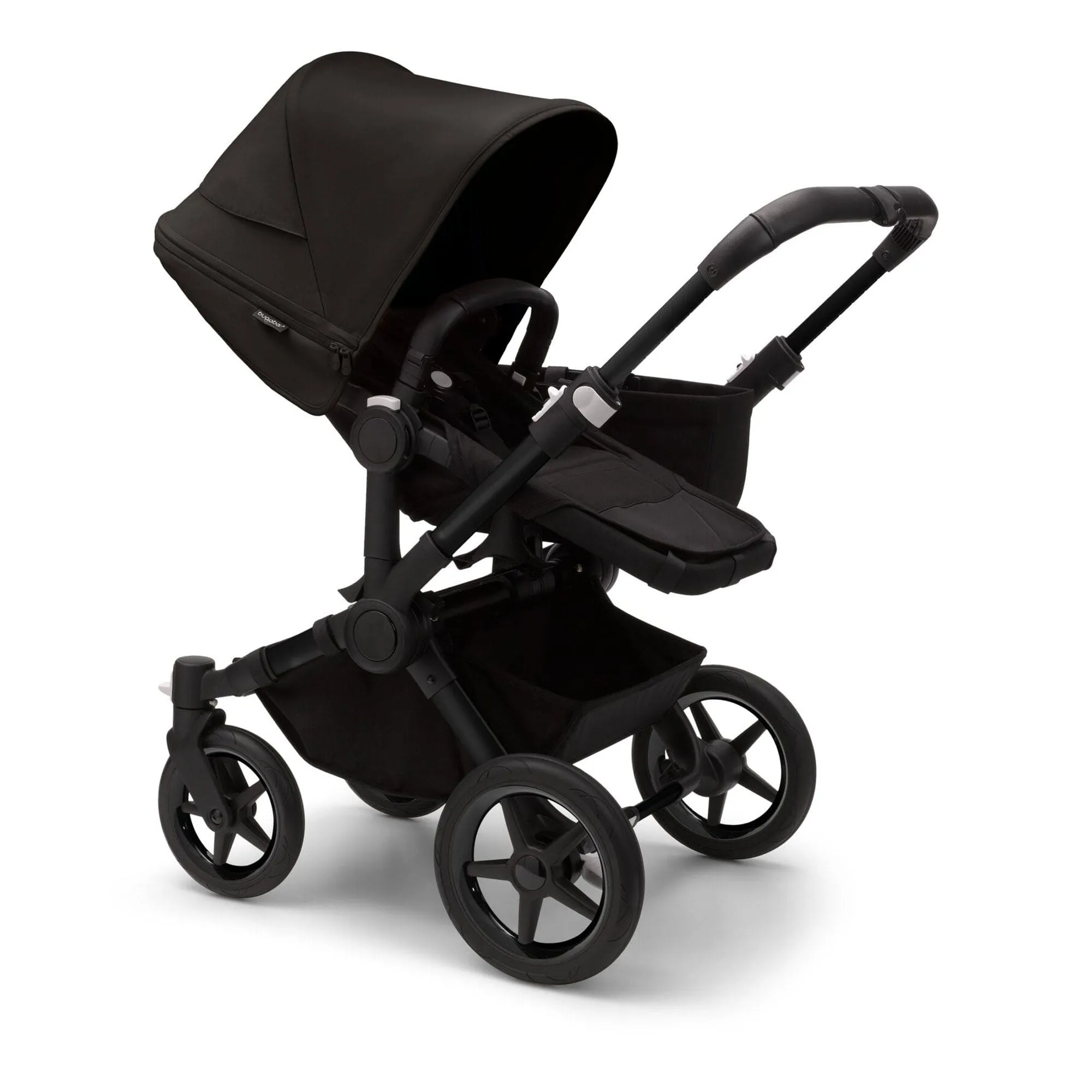 Bugaboo Donkey 5 Mono Turtle Travel System in Midnight Black