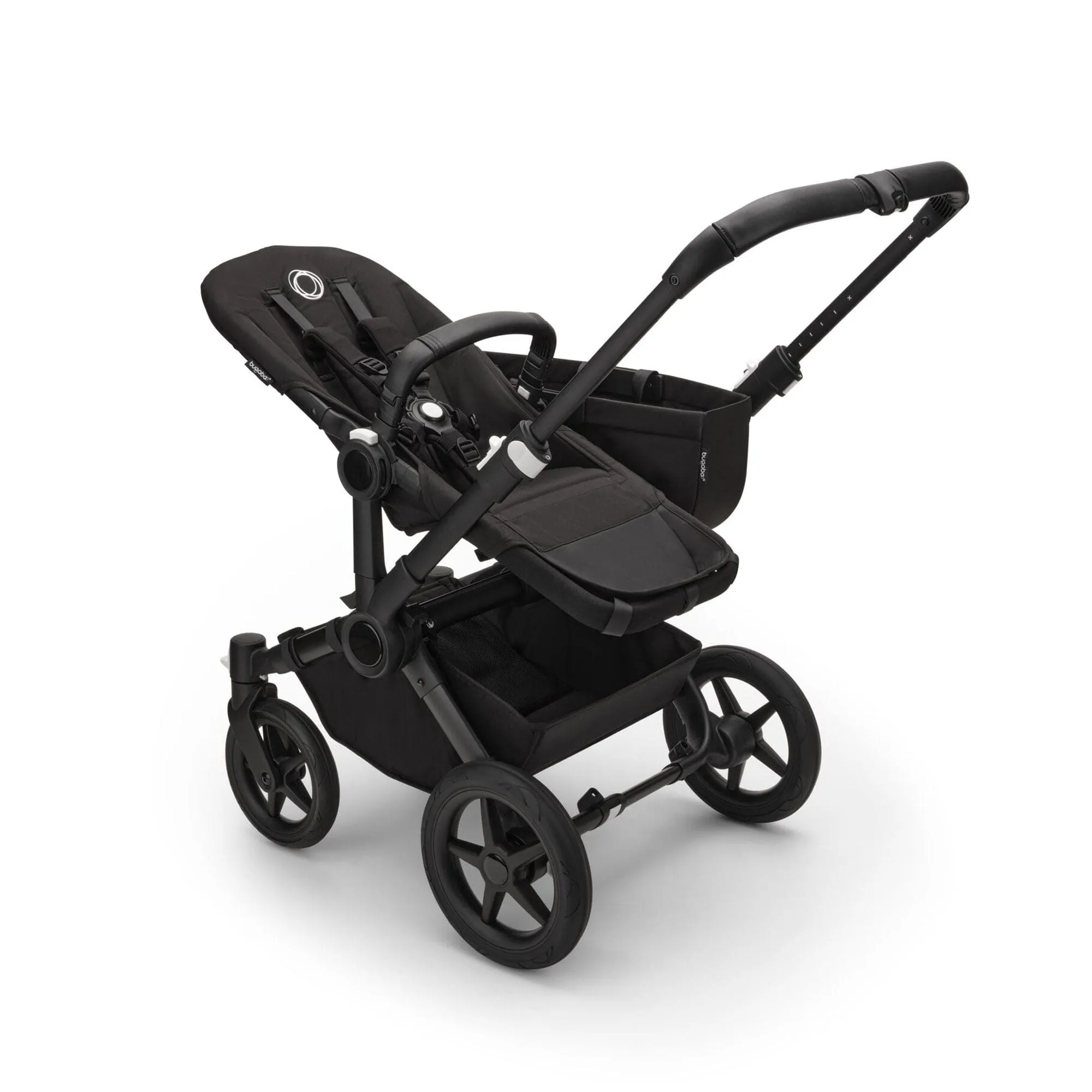 Bugaboo Donkey 5 Mono Turtle Travel System - Midnight Black