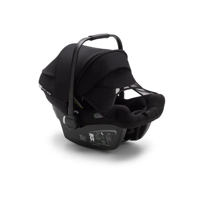 Bugaboo Donkey 5 Mono Turtle Travel System - Midnight Black