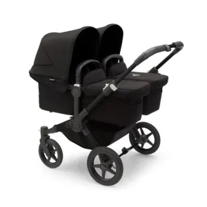 Bugaboo Donkey 5 Twin Complete Pushchair - Black/Midnight Black