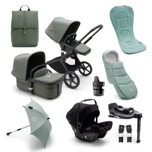 Bugaboo Fox 5 Ultimate Bundle -  Black/Forest Green