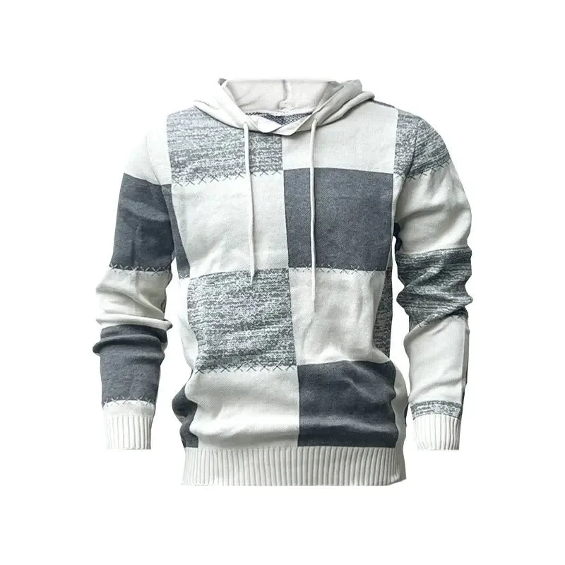 Casual Hooded Pullover Sweater