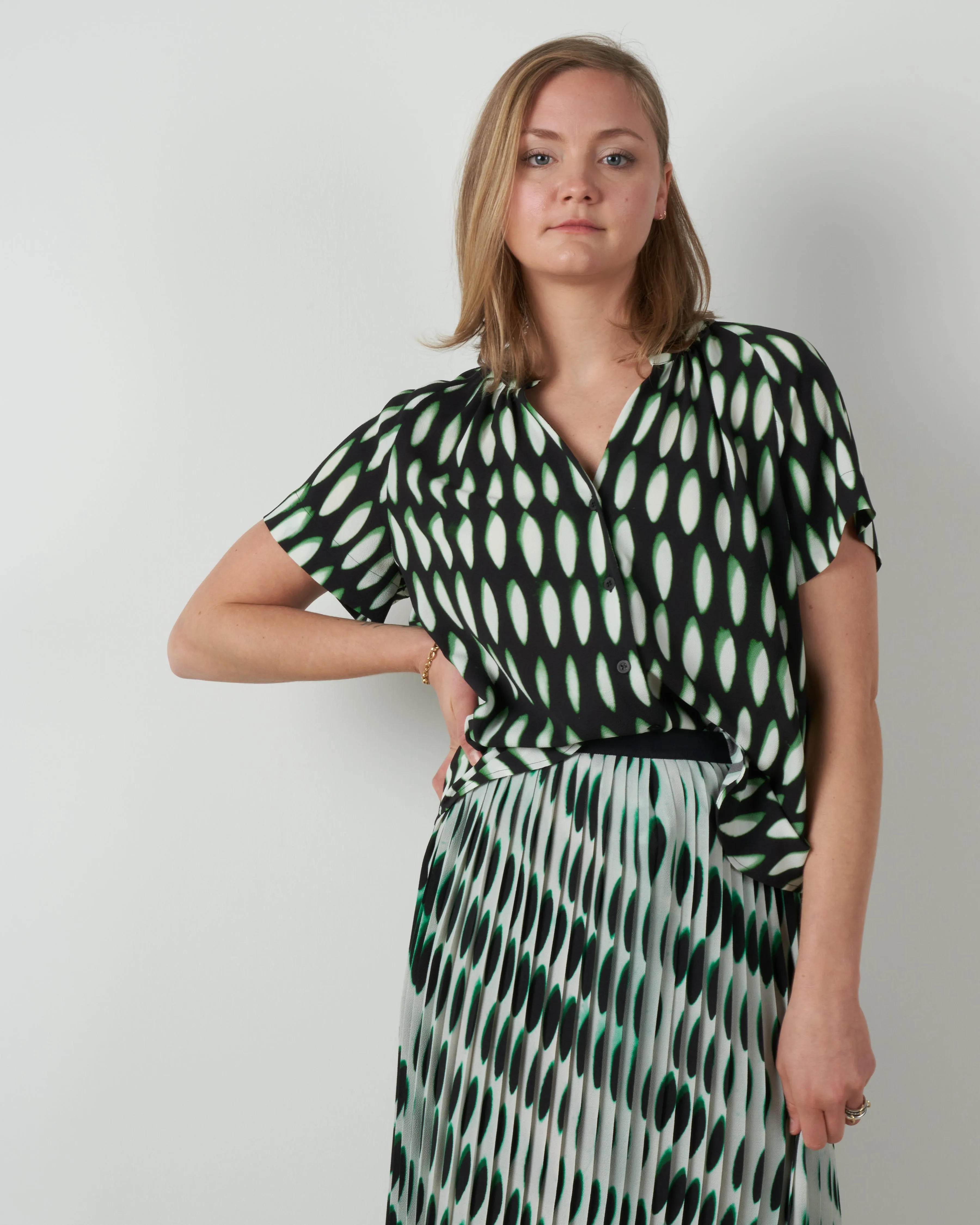 chen shirt - black