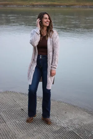 Chinook Long Button Up Cardigan