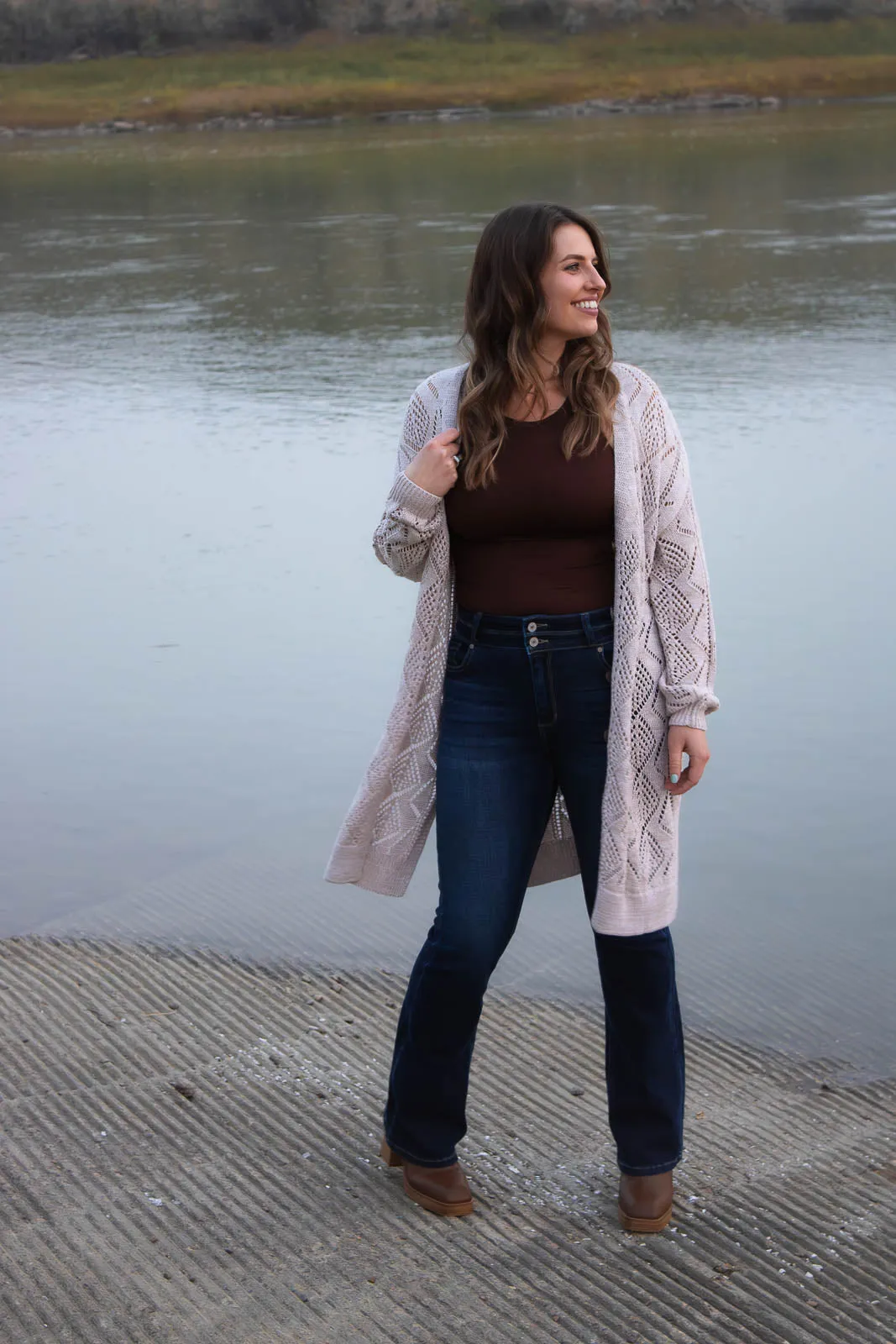 Chinook Long Button Up Cardigan