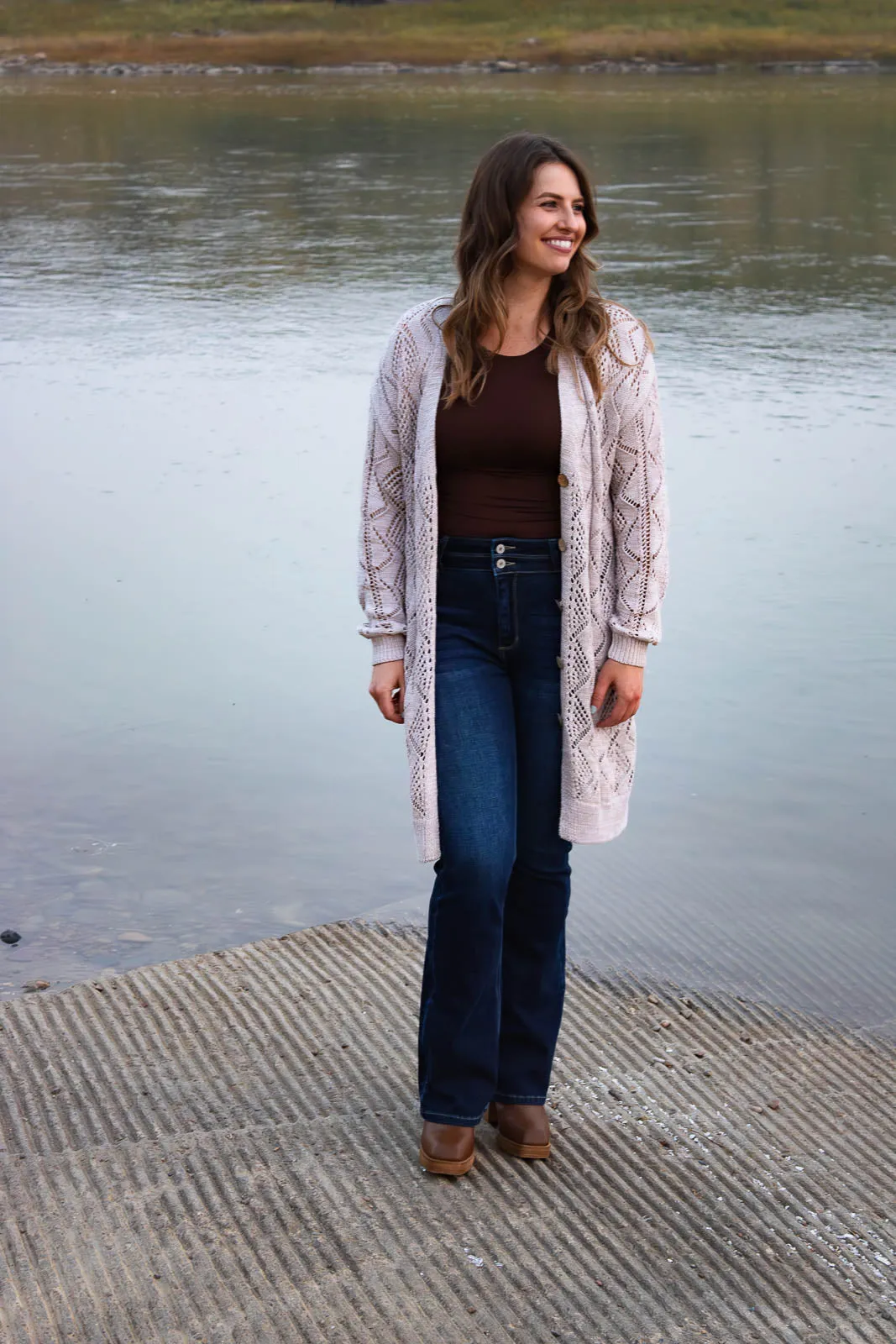 Chinook Long Button Up Cardigan