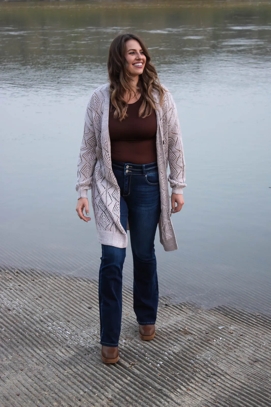 Chinook Long Button Up Cardigan