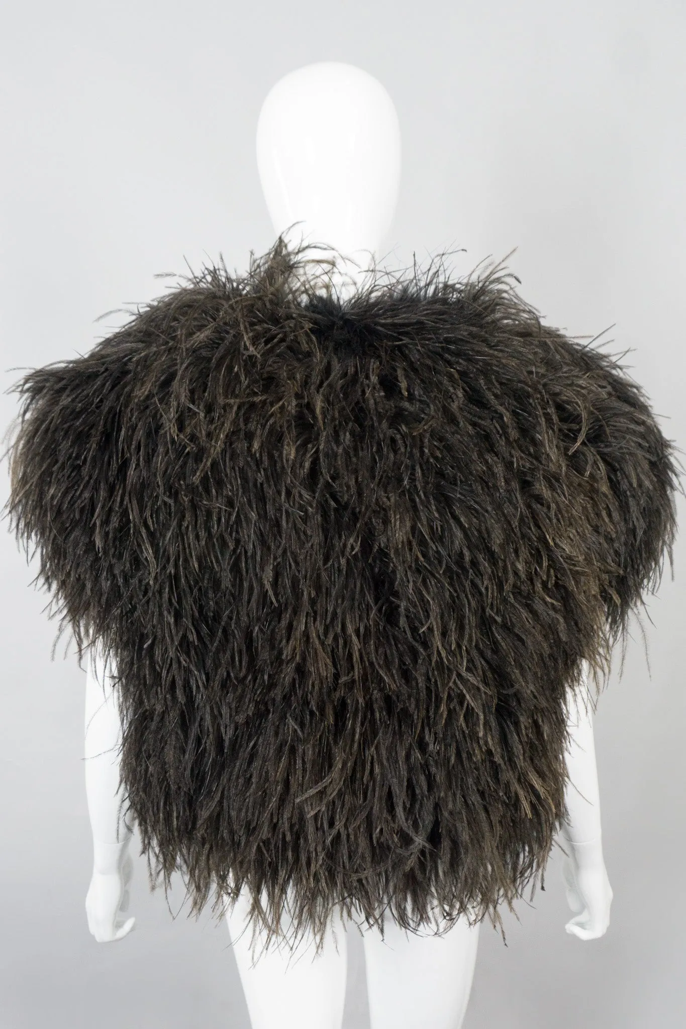 Chubby Ostrich Feather Jacket