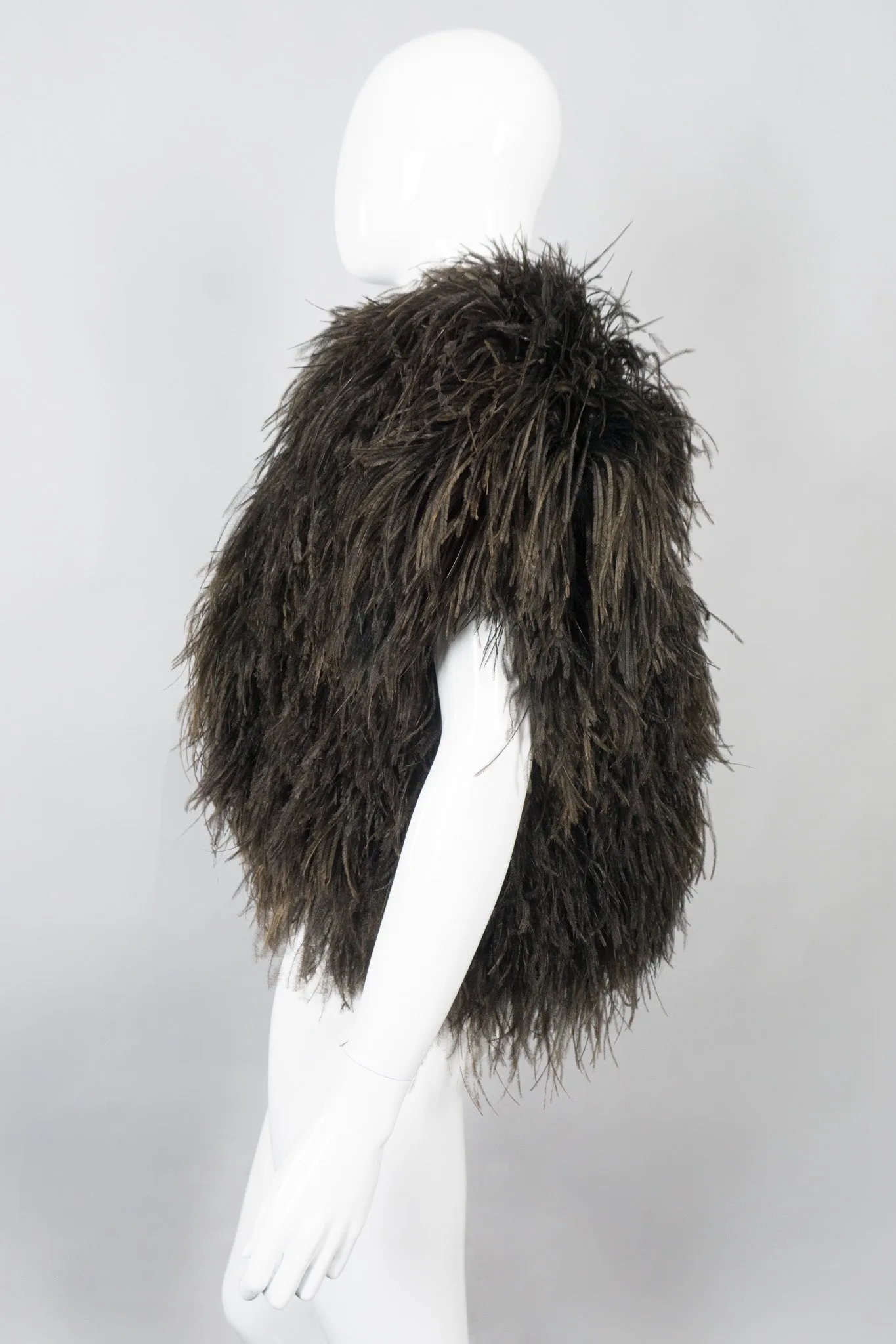 Chubby Ostrich Feather Jacket