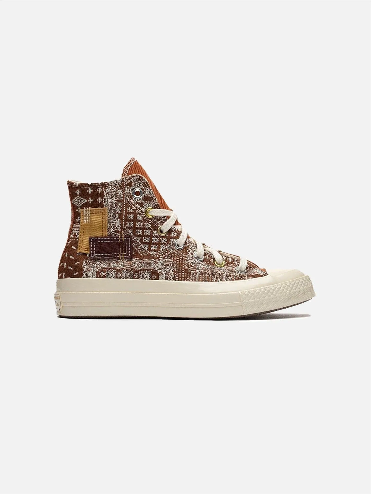 Chuck 70 Hi Patchwork - Brown