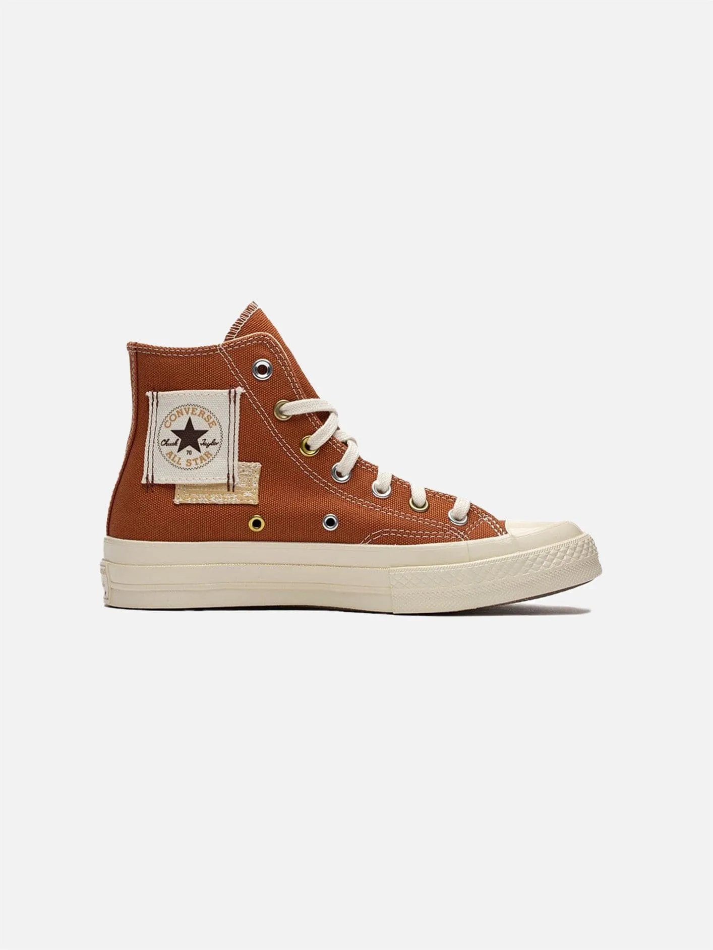 Chuck 70 Hi Patchwork - Brown