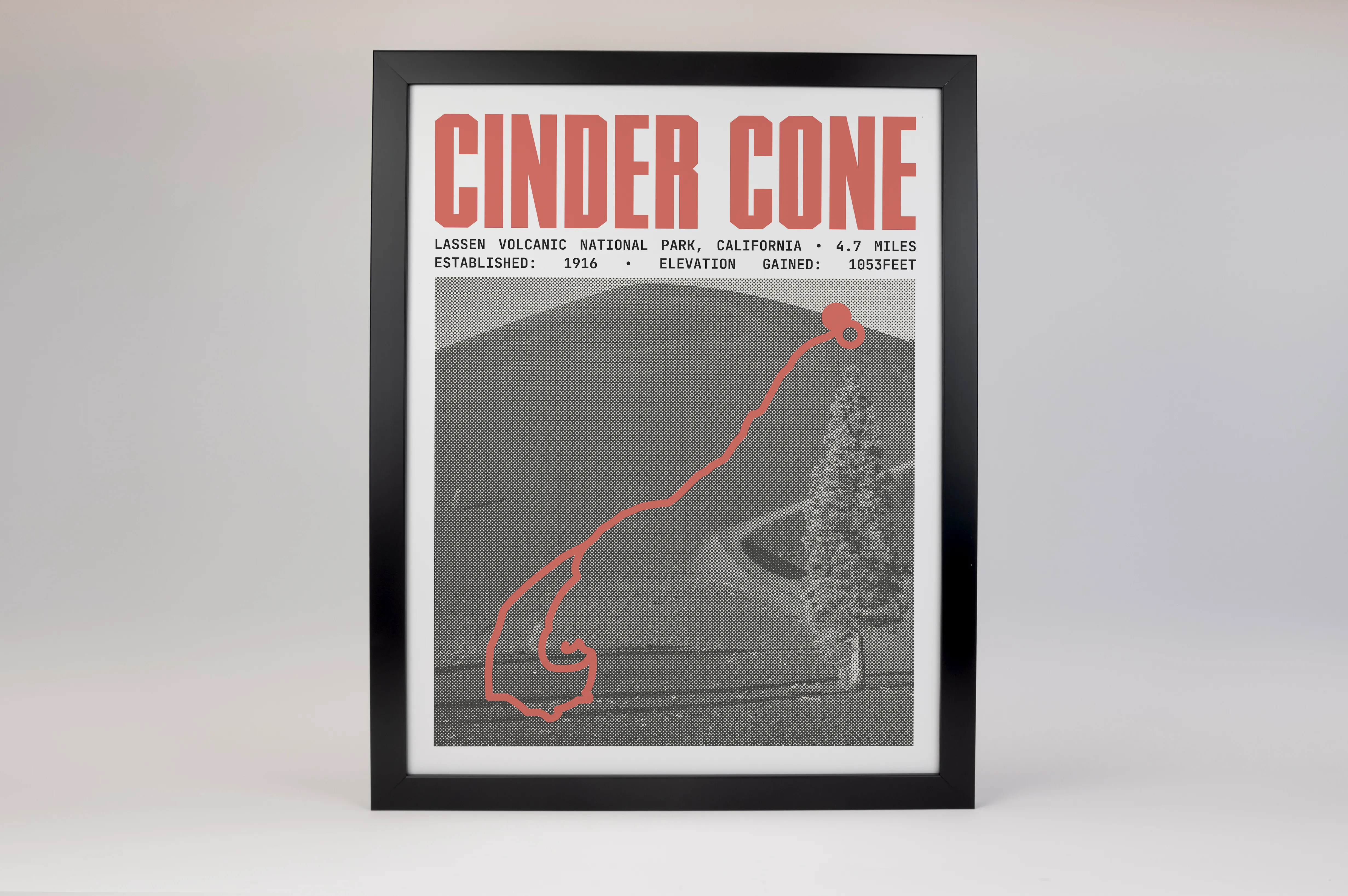 Cinder Cone Trail Poster | Lassen Volcanic National Park Prints