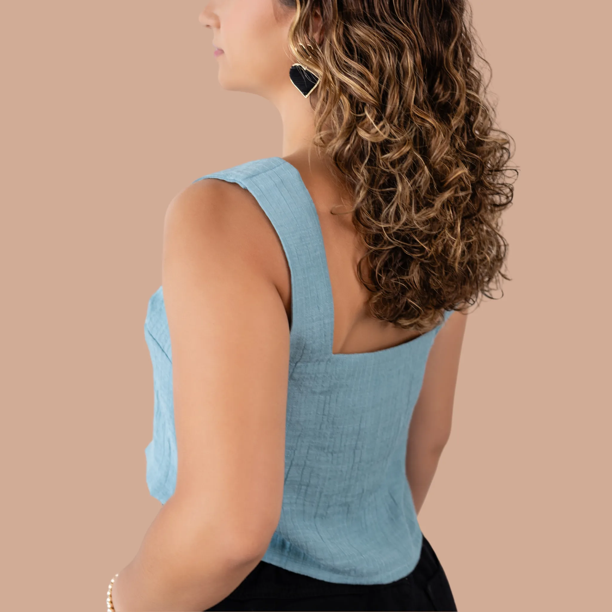 Coastal Winds Crop Top