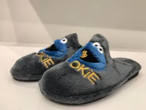 COOKIE MONSTER SLIDERS GREY