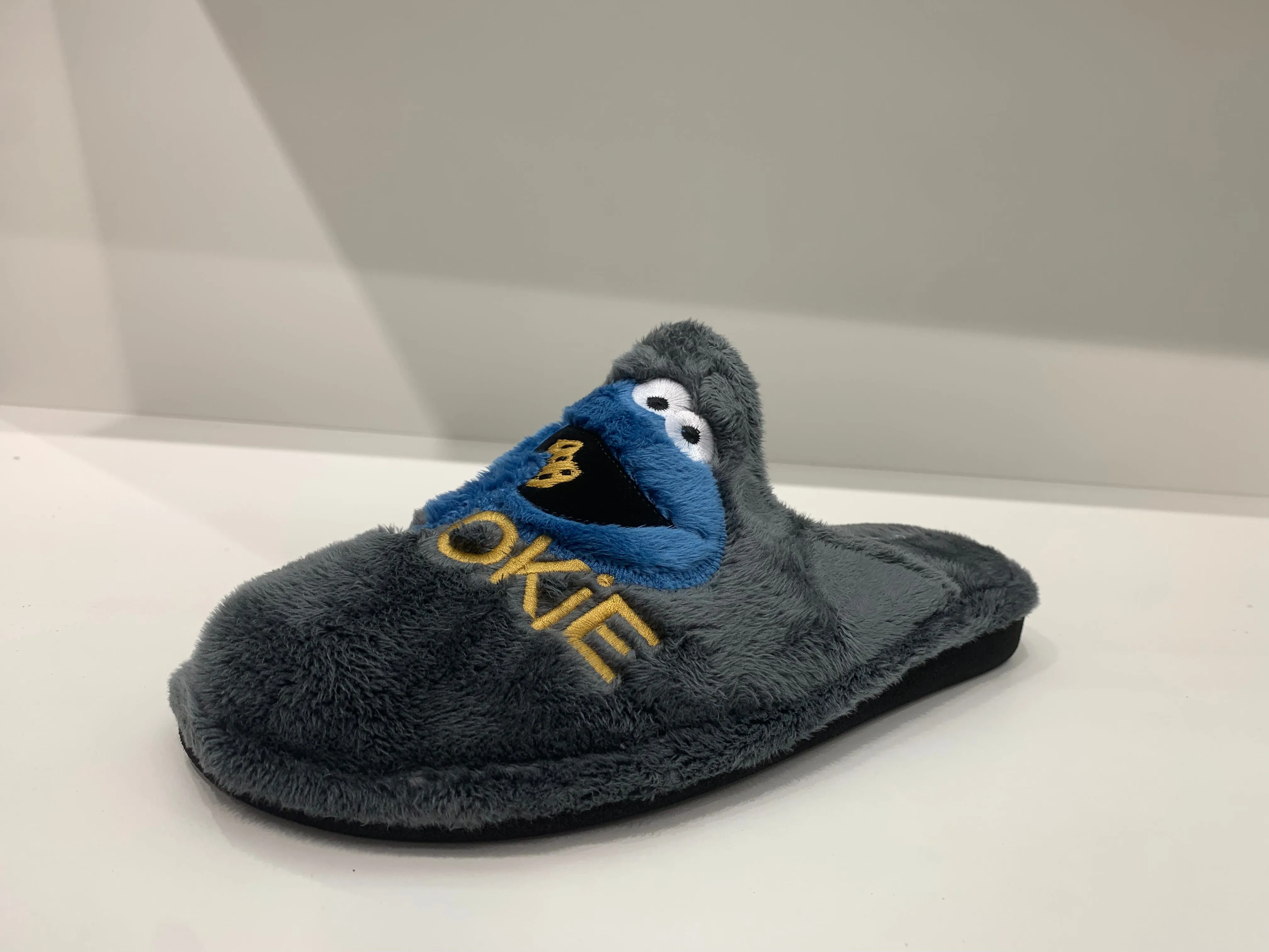 COOKIE MONSTER SLIDERS GREY