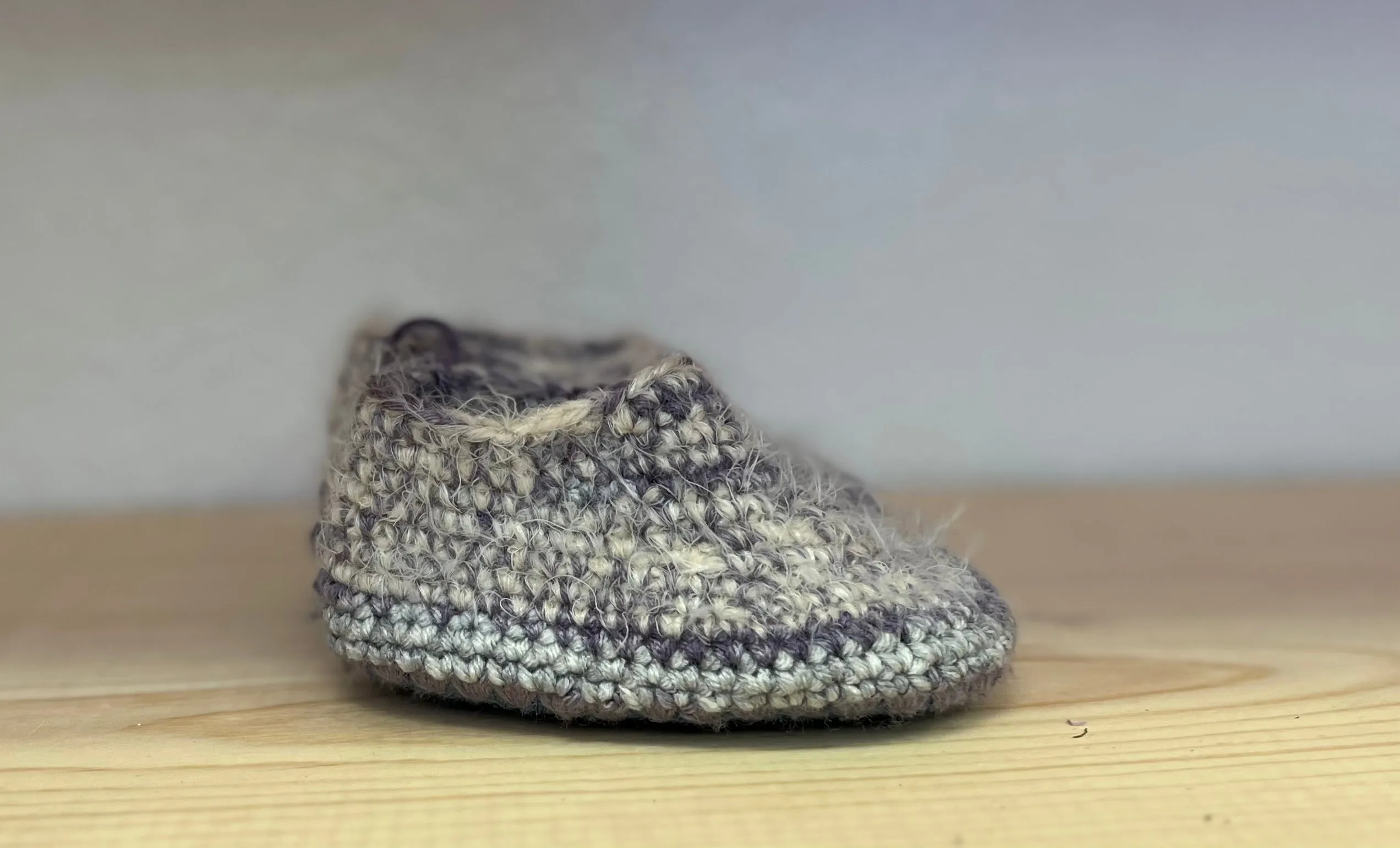 Cozy Crochet, Leather Bottom, Sheepskin Slippers