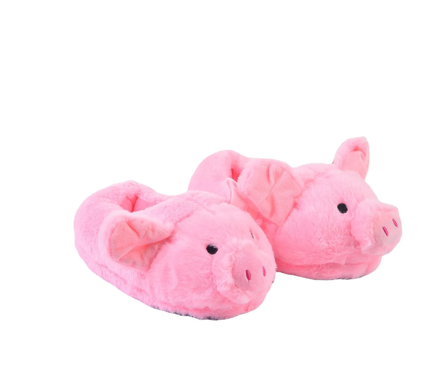Cute Graffiti Pig Plush Slippers - Cozy and Fun Footwear for All Ages