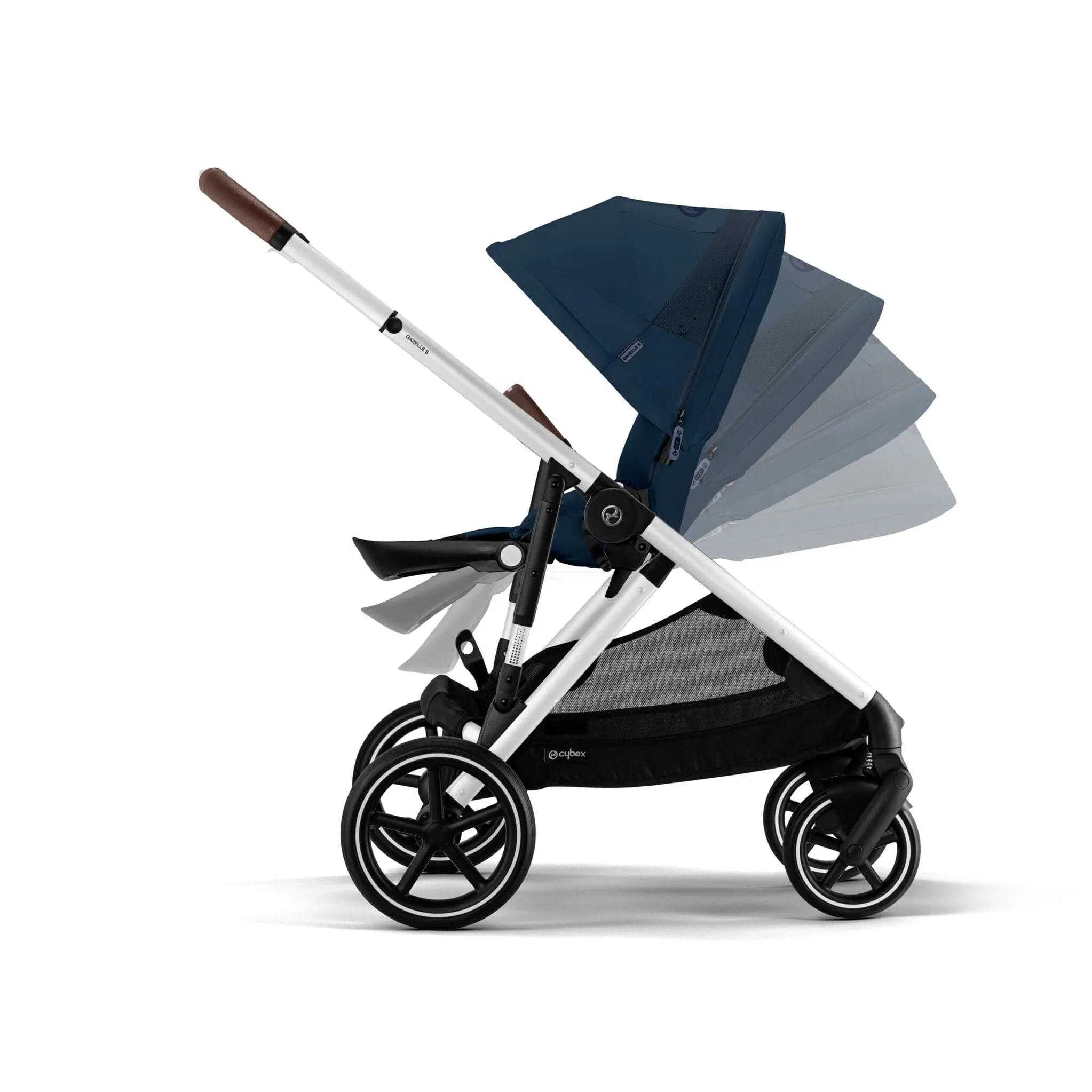 Cybex Gazelle S Essential Bundle - Silver/Ocean Blue