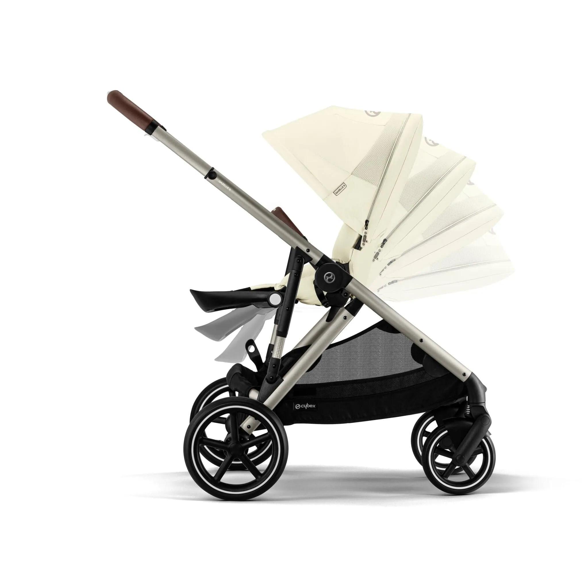 Cybex Gazelle S Essential Bundle - Taupe/Seashell Beige