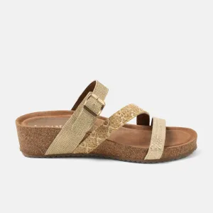 Diega Dames Slippers Gold
