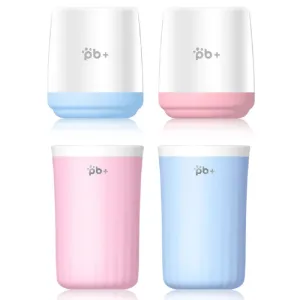 Dog Paw Cleaner Cup with Soft Silicone Brush for All Dog Sizes