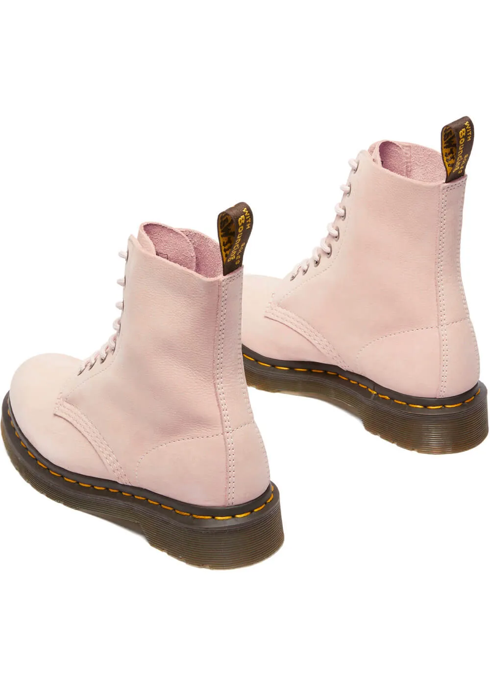 Dr. Martens 1460 Pascal Virginia Soft Leather Boots Powder Pink