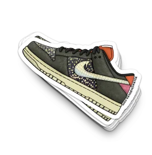 Dunk Low "Trout Rainbow" Sneaker Sticker