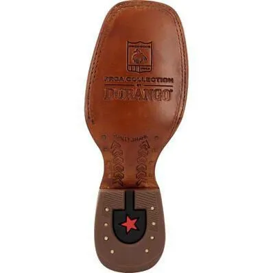 Durango Men's Prca Collection 13" Soft Toe Western Boot- Chestnut- DDB0466