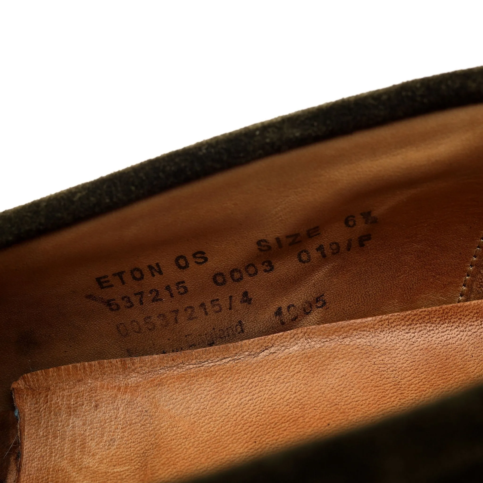 'Eton' Green Suede Loafer UK 6.5 F