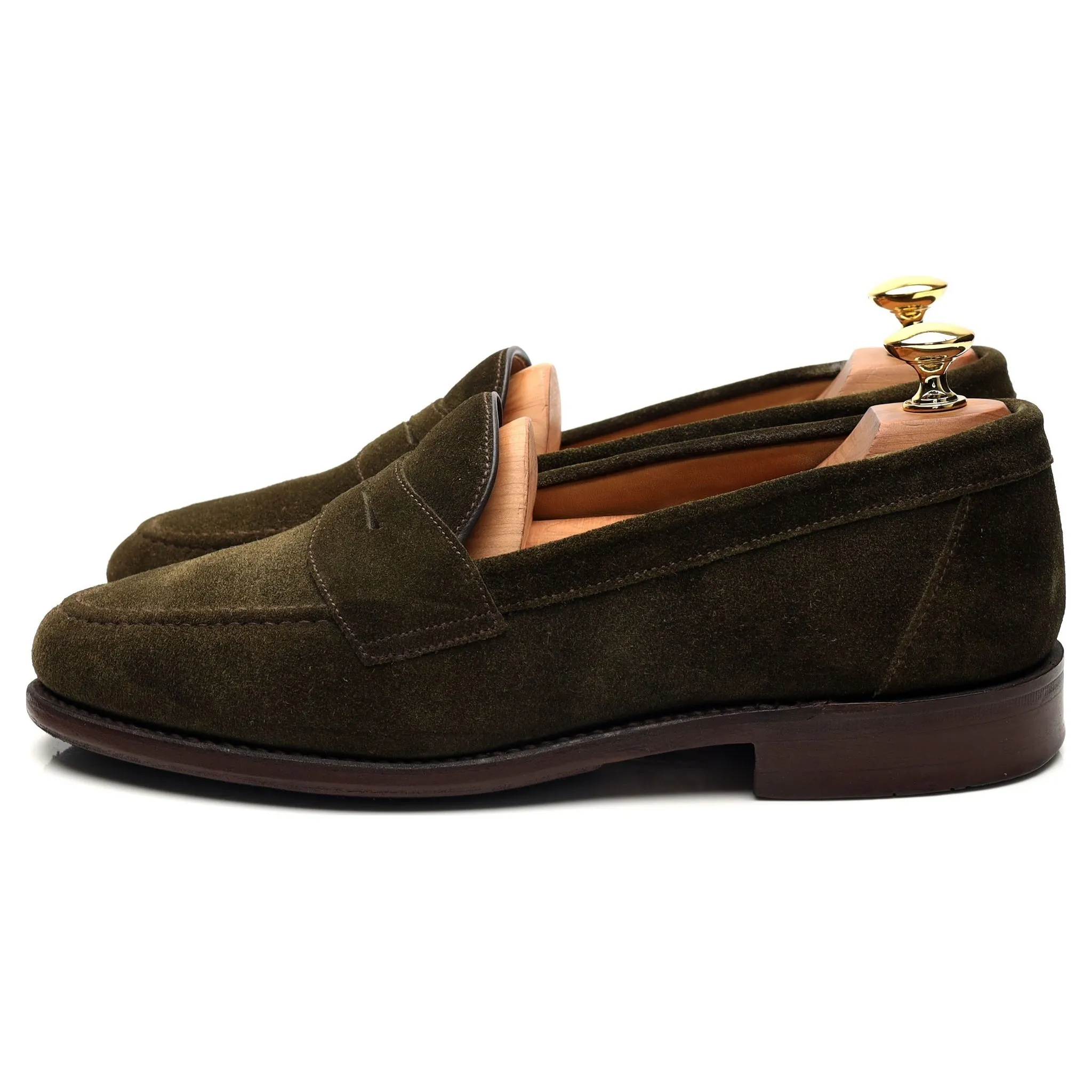 'Eton' Green Suede Loafer UK 6.5 F