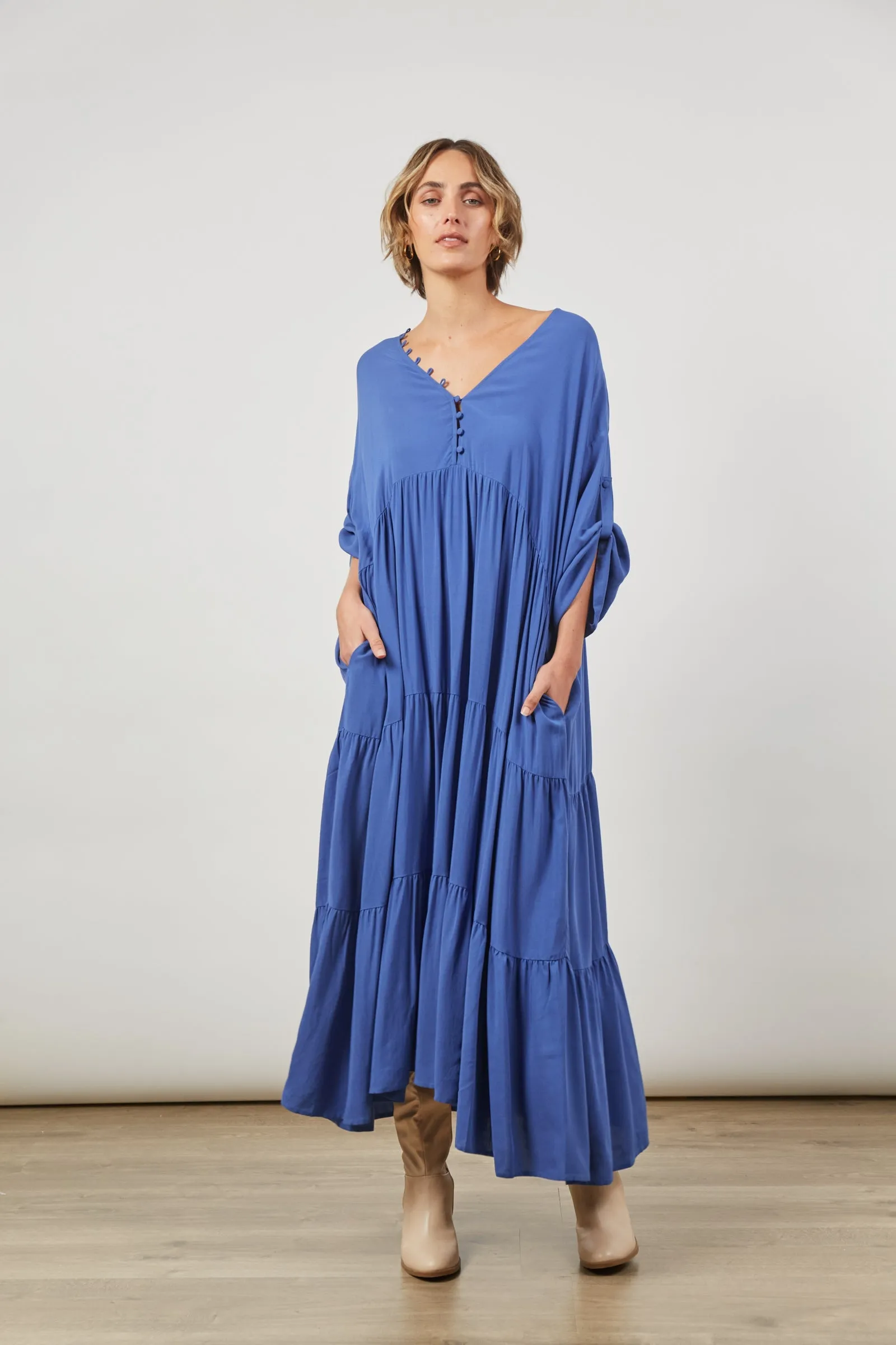 Euphoria Button Maxi - Azure